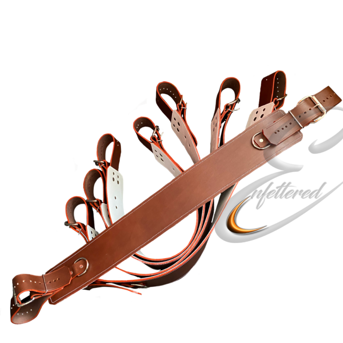 Bed Restraints Leather Bondage Restraints Hospital Medical Asylum