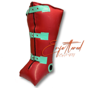 Enfettered Inflatable Latex Boot Binders